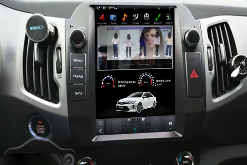 Discount Tesla Style IPS Plus Screen Android 7.1 Car No DVD Player GPS Navigation For Kia Sportage R 2010 2011 2012 2013 2014 2015 - 2017 4