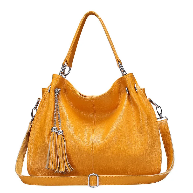 Новинка, модная брендовая женская сумка из спилка, женская сумка-мессенджер через плечо, сумки на плечо, повседневная женская сумка, высокое качество - Цвет: Yellow