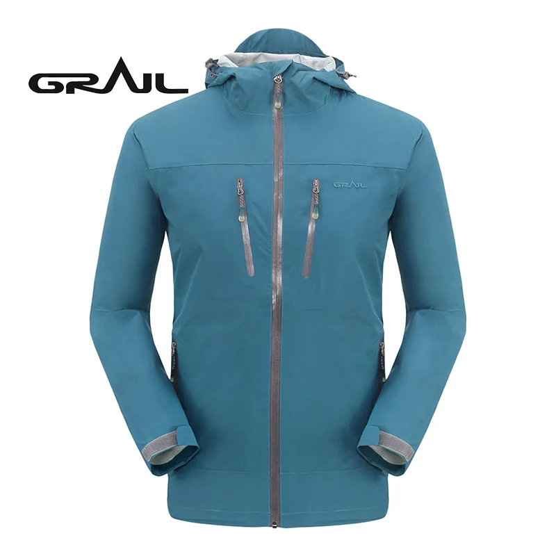 

GRAIL 2019 Spring Hiking Jacket Rain Coat outdoor jacket for man Autumn Sport Waterproof Windstopper 0013A