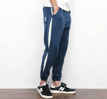

2017 spring men health pants fashion slim beam pants male casual pencil pants tide men trousers !