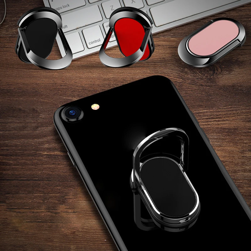 360 градусов подставка для samsung Xiaomi iPhone X 7 6 55 5S plus смартфон планшет общая Подставка-кольцо под Пальцы для телефона