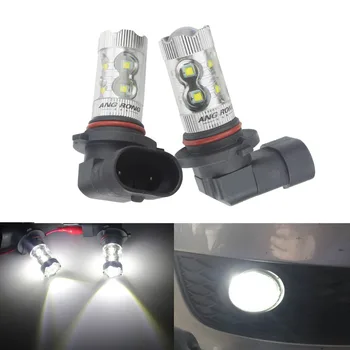 

ANGRONG 2x White HB4 9006 High Power 50W LED Bulb Headlight Fog Light Driving Lamps