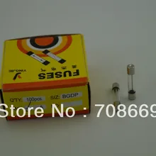 100 шт. быстродействующие стеклянный предохранитель 6 мм x 30 мм 250 В 6A