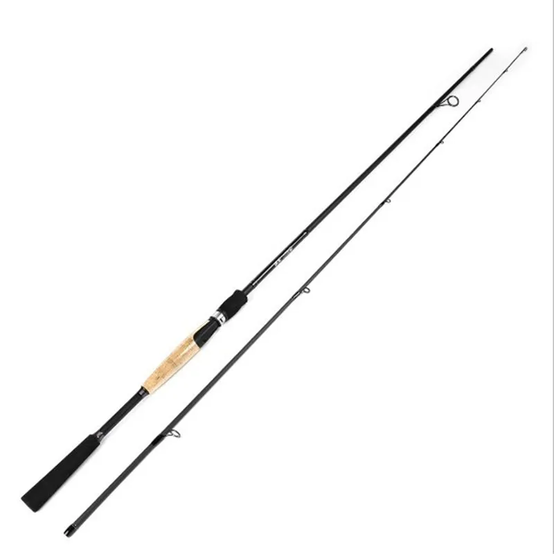 YIYI cheap 2.1M 1 Tip UL carbon Spinning Baitcasting Fishing Rods Actions 2-10g  Lure Weight Ultralight  Lure BASS Fishing pole