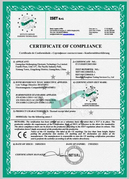 Milestone термопринтер беспроводной чековый счет 58 мм Мини Bluetooth принтер портативная машина для Windows Android IOS MHT-P10