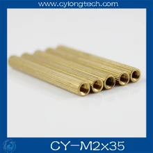 Free shipping M2*25mm cctv camera isolation column 100pcs/lot Monitoring Copper Cylinder Round Screw. CY-M2*25mm