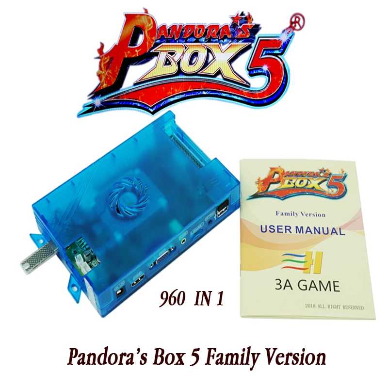 

Pandora Box 5 960 in 1 Jamma Mutli-game motherboard Arcade HDMI/VGA Output with HD720P in family Version Console