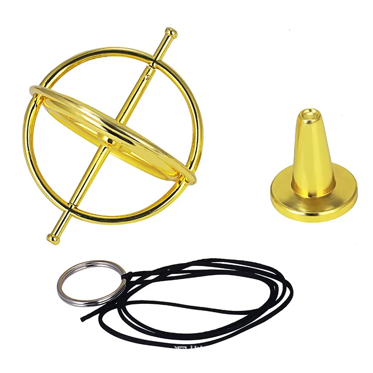 

Rotating Gyroscope Toys & Hobbies Alloy Gyroscope Traditional Educational High Quality Creative Metal Gyro Pressure Relieve Toy