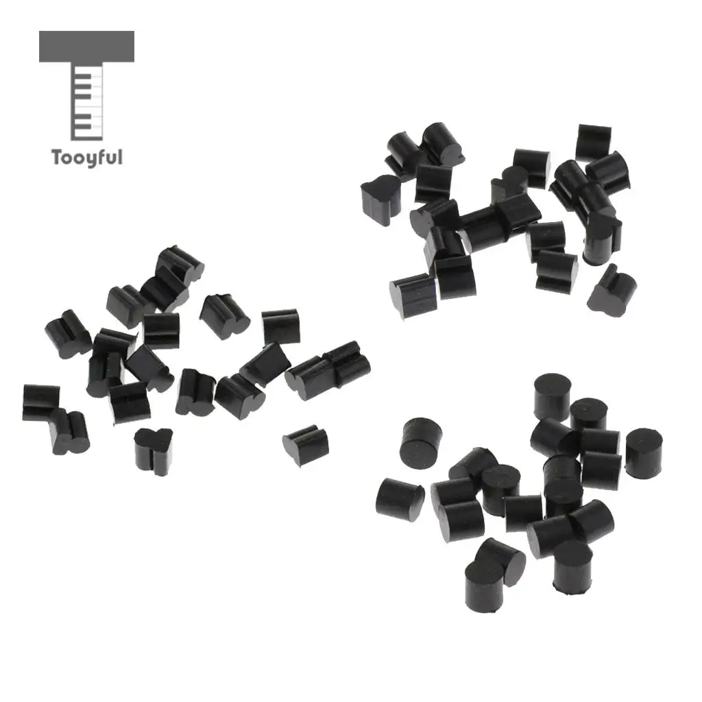 Tooyful Finest 20 Pieces Alto Horn Silicone Pads Cushion Pad Black Brass Instrument Parts for Hornist