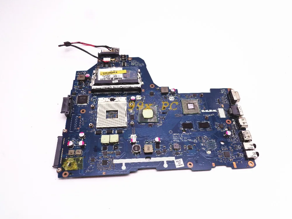 LAOKE для Toshiba Satellite C660 Материнская плата ноутбука HM65 W/GT520M 1 ГБ GPU K000124390 PWWHA LA-7201P DDR3