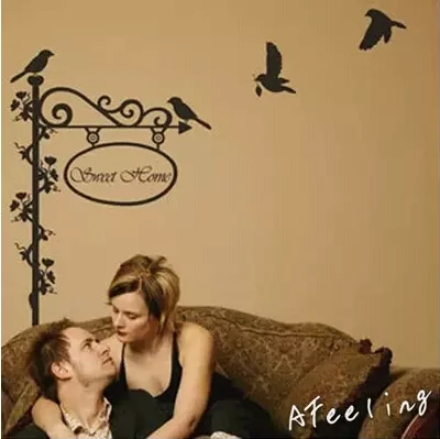 Wall stickers romantic love home bedroom bedside background wall living room wall sticker