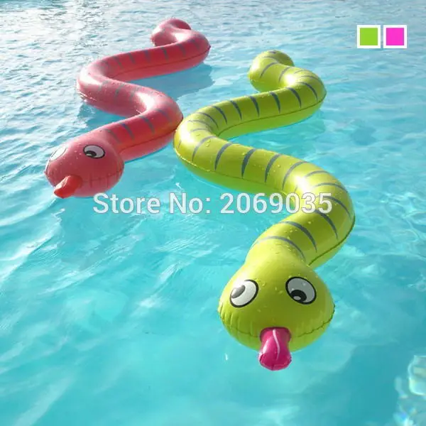 3 шт./компл. детский надувной бассейн со змеей 170 см гигантский зеленый детский спасательный круг змея Noddle плавает водные вечерние игрушки Piscina