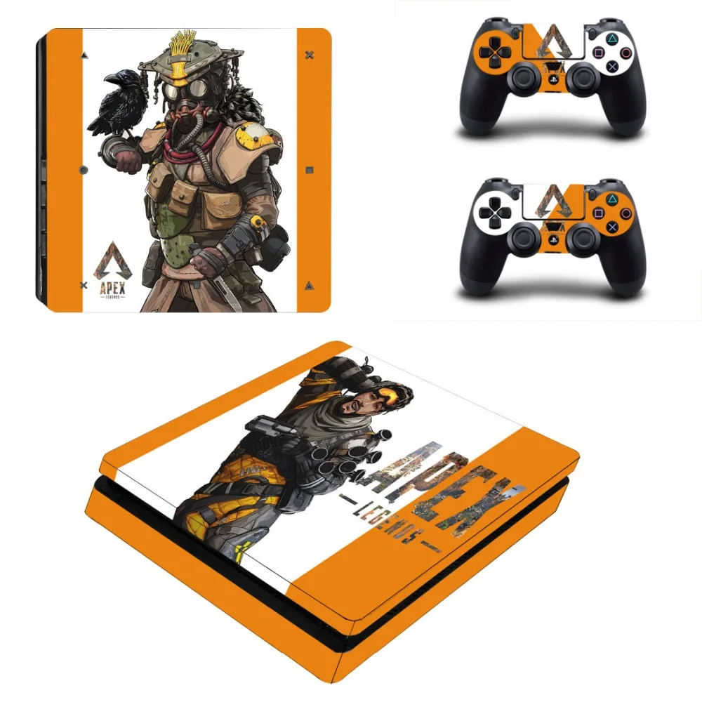 PS4 Slim sticker s Skin Apex legends наклейка для sony Playstation 4 Slim PS 4 Slim консоль и контроллер Skins Vinilo Pegatinas