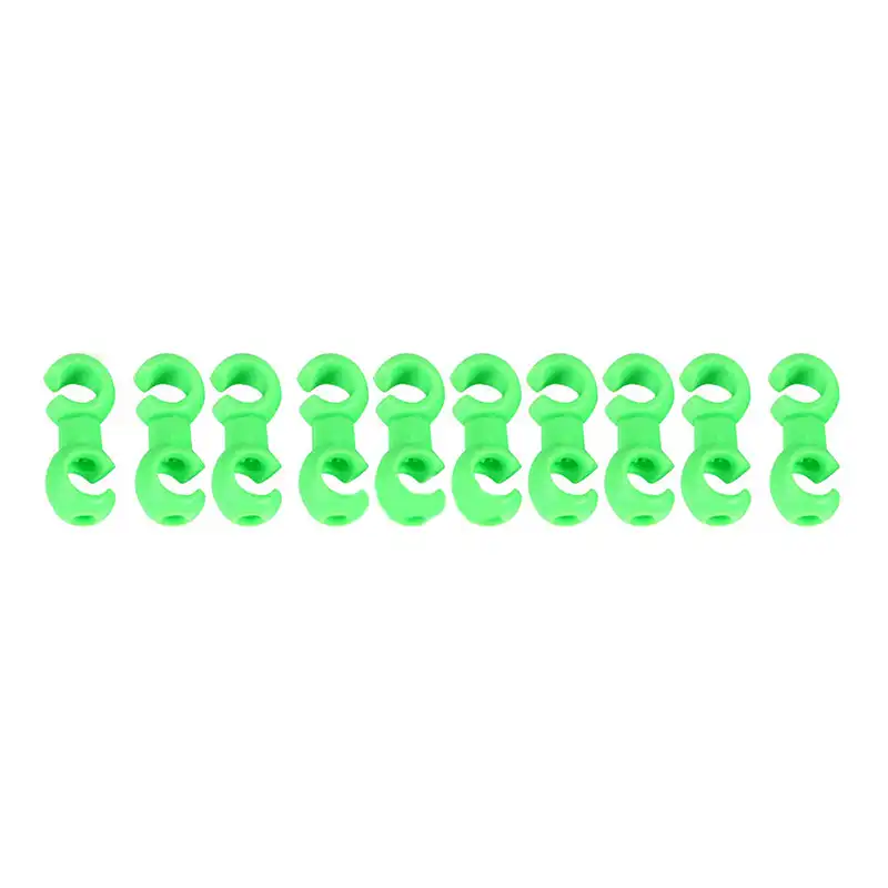 10x Bike Rotating S-Shaped Hook Clips Brake Gear Cross Cable Tidy Buckle Tool