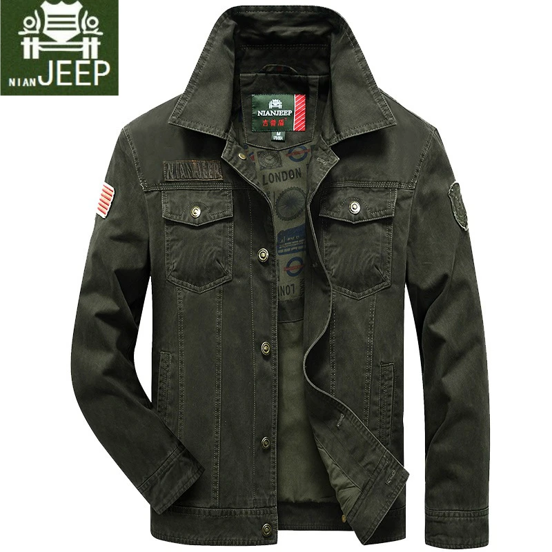 

Men's autumn spring jacket Tactical Parka Bomber Jacket Male Casual Military Style Army fashion Coat Black khaki green XXXL 4XL