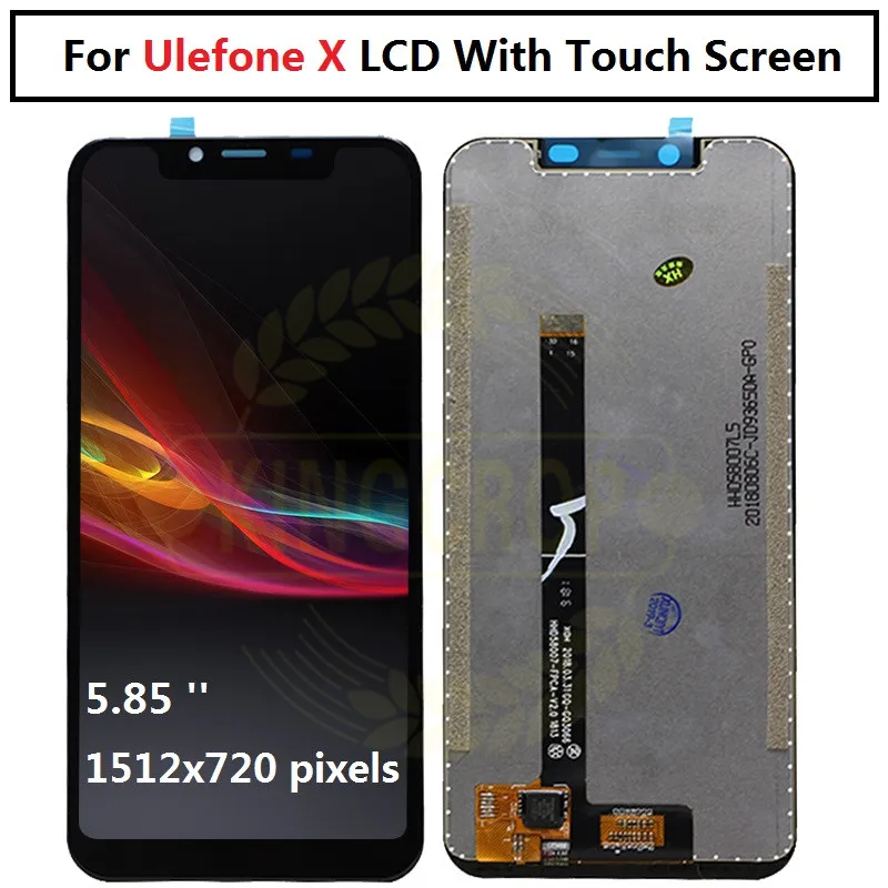 Новый ЖК-дисплей 5 85*720 для Ulefone X 1512 дюйма + цифровой дигитайзер сенсорного экрана в