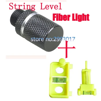 

2 IN 1 Compound Bow Arrow String Level Combo +Bow Sight Lighting for Compound Bow shooting