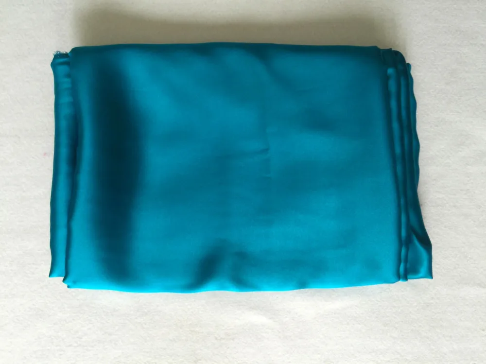 / epacket/ шелковая ткань/гладкокрашеная/павлин синий/шелковая ткань для платья/шелковая ткань для постельного белья/