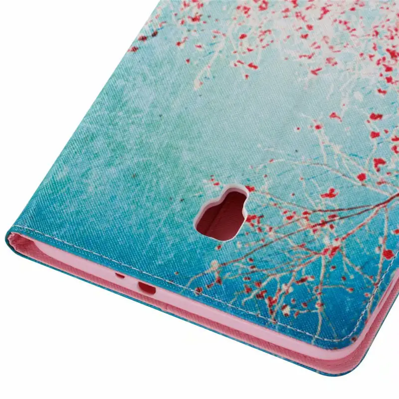 Модный чехол с изображением цветка Совы черепа для Samsung Galaxy Tab A 8,0 Smart tt385 8," Smart Cover Funda Tablet Shell