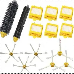 6 Hepa Filter Flexible Beater Bristle Brush Kit 6 Side Brush Kit For IRobot Roomba 700