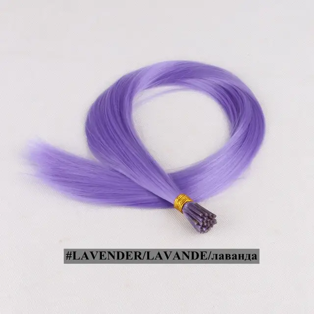 I Tip Feather Synthetic Pre Bonded Hair Extensions Luxury for Braiding 22