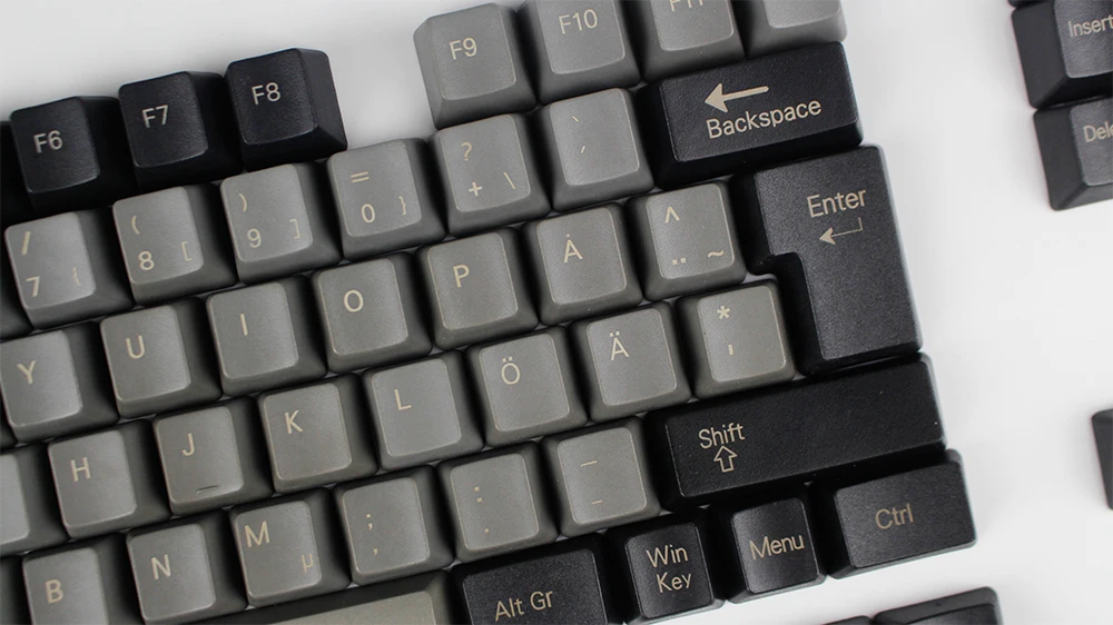 Топ печатных pbt keycaps нордическая раскладка iso oem профиль для usb игровая механическая клавиатура