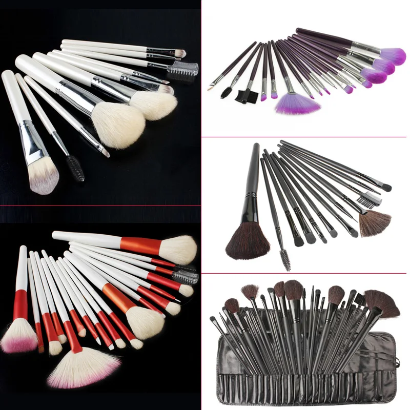

Premium Synthetic Kabuki Makeup Brush Set Cosmetics Foundation blending blush 5 Type High Quality @ME88
