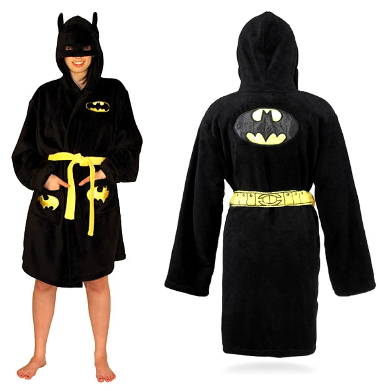 mens batman dressing gown with hood