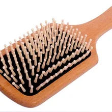 Женские деревянные расчески щетку деревянный волос забота здоровая Подушка массажная расческа; массажка для Для женщин