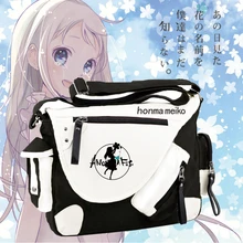 Аниме Anohana Canvas холщовая сумка-мессенджер унисекс сумка на плечо школьный рюкзак