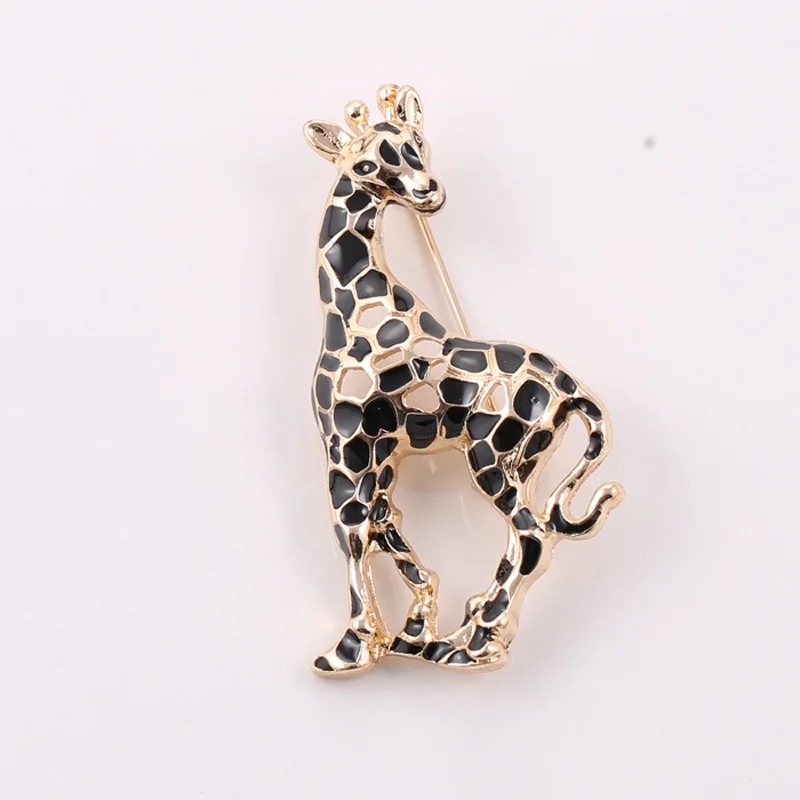 UALGL Fashion Jewelry Giraffe Popular Coat Brooch Vintage Broches Lapel