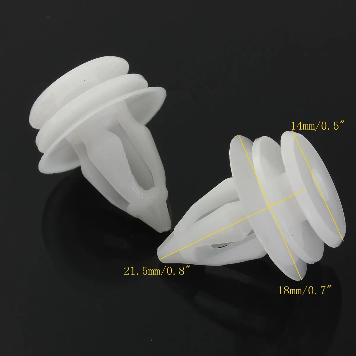 10x Interior Door Card Trim Fastener Panel Boot Lining Clamp Clip Holder For