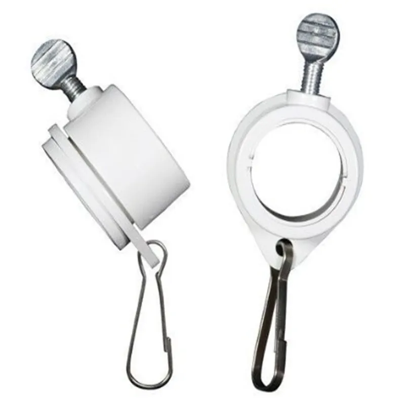 

1 Pair Anti-Wrap Flag Pole Rotating Mounting Rings Grommet Clip Attachments Outdoor New