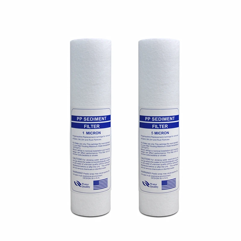

Water Purifier Pre-FILTER Element 10 Inch PPF Cotton 1 Micron PP Sediment Filter Cartridge