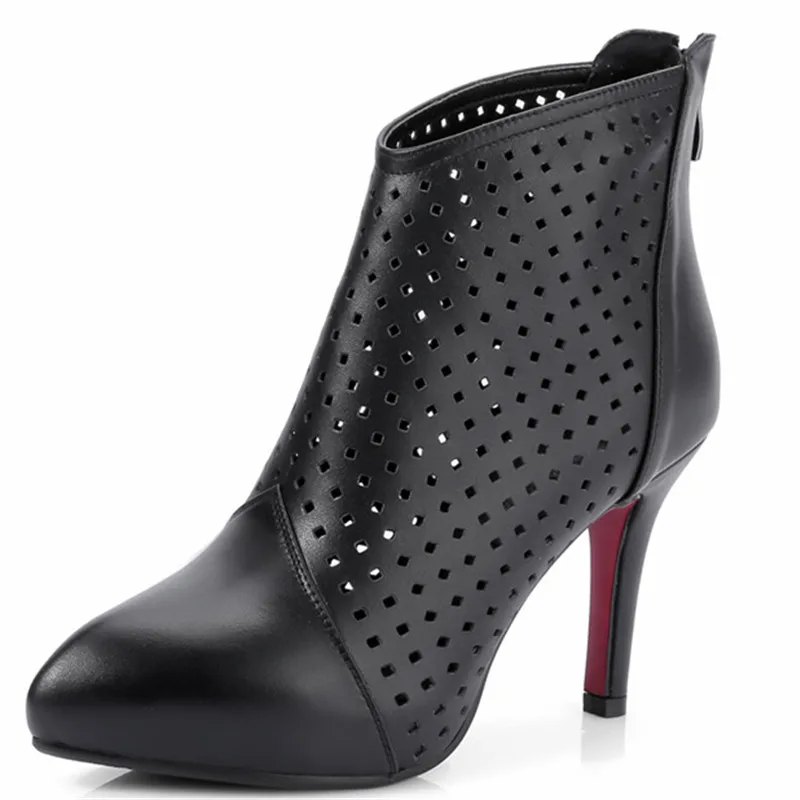 Koop LOVEXSS Vrouw Herfst Winter Rits Enkellaars Mode Plus Size 34 39 Martin Laarzen Zwart Wit Hoge Hakken Schoenen