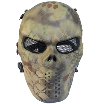 

Mandrake Airsoft Paintball Skull Full Face Protection Mask for Outdoor Wargame Tactical Gear CS War