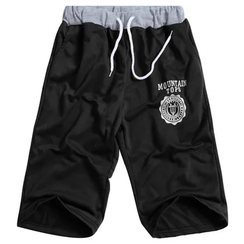 

LASPERAL Elastic Waist Fit Shorts 2018 Mens Summer Workout Shorts Solid Loose Casual Shorts Masculina Plus Size 3XL High Quality