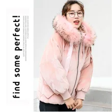 Уникальный дизайн плаща для теплой зимы и зимы, женский пуховик, большой меховой воротник, большой капюшон, женская зимняя верхняя одежда, пальто