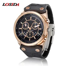 Высокое качество Losida D спортивные брендовые роскошные часы мужские часы модные повседневные кварцевые наручные часы с большим циферблатом для мальчиков Relogio Masculino