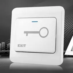 Кнопка выхода двери отпустите кнопочный переключатель для системы контроля доступа электронный дверной замок NO/NC замок датчик