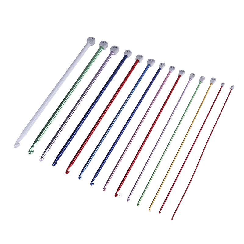 Разноцветные рыболовные крючки от 2 5 до 11 мм алюминиевые 14 размеров|Швейные иглы|