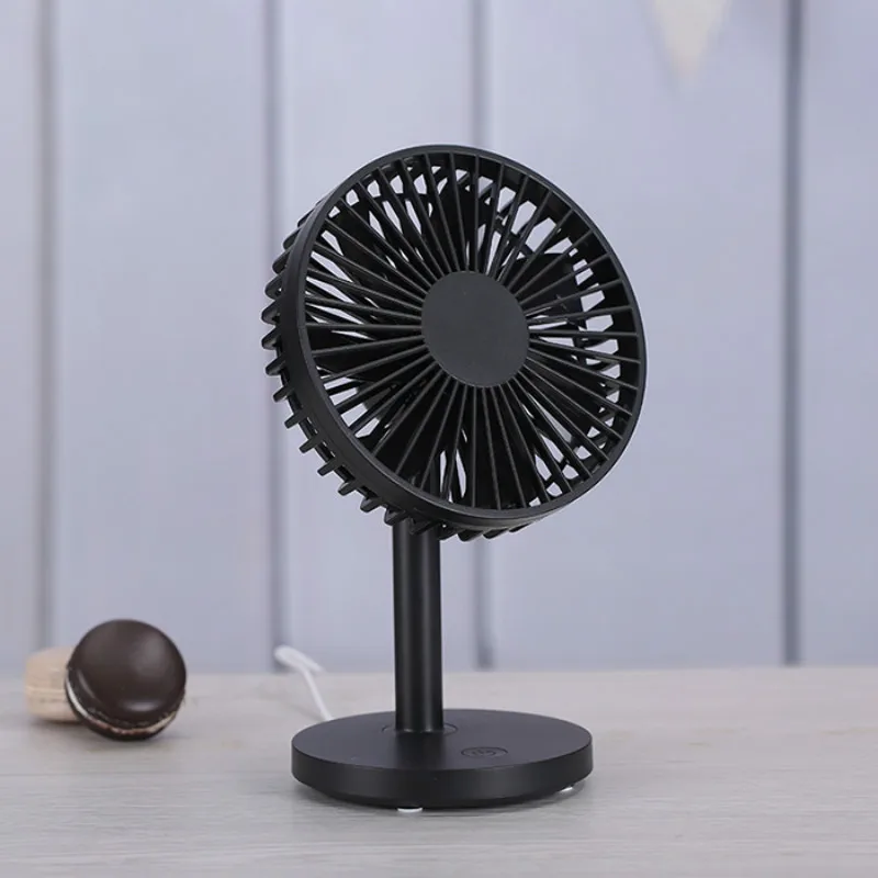 

Portable Mini Desk Fan Silent Desktop Simple USB Cooling Fan 3 Gear speed For Student Child Office Bathroom Travel Child