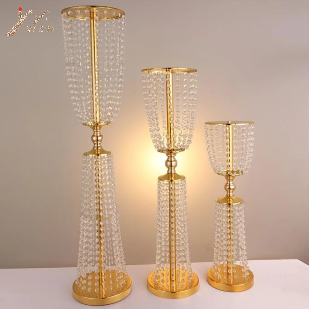 

Acrylic Road Lead Crystal Wedding Centerpieces Event Party Flower Rack Home decoration 2 color 3 sizes 10 PCS/lot