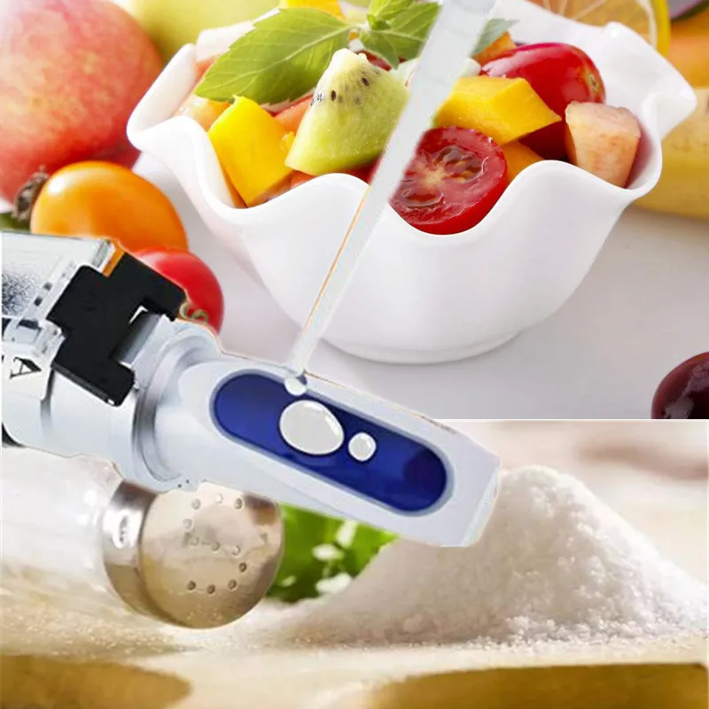 2 in 1 0-32%Brix & 0-28% Salinity Refractometer