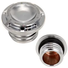 New Chrome Billet Aluminum CNC RC Fuel Tank Gas Cap Universal For 1996-2014 Harley Davidson Sportster Dyna Glide Touring Softail