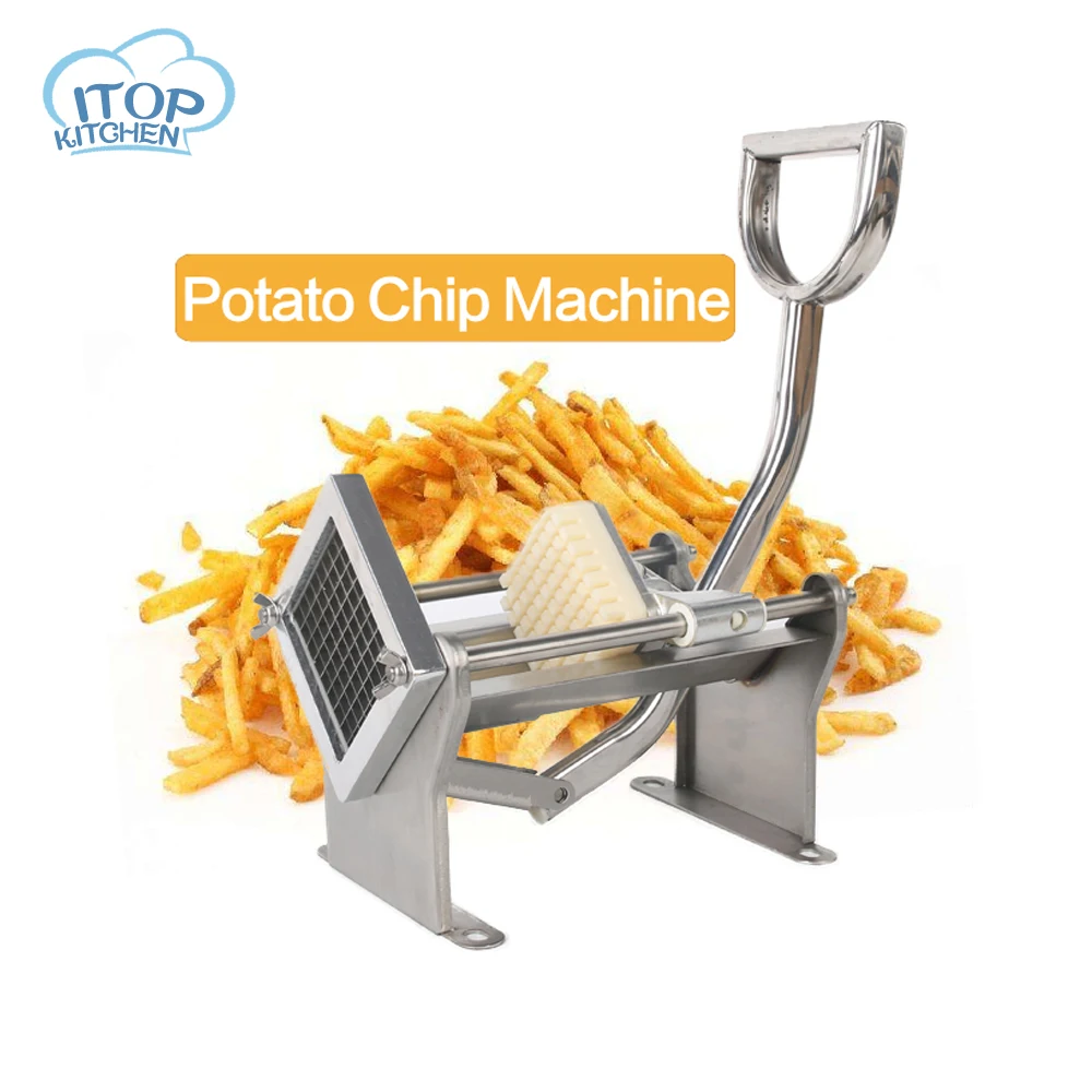 Машина для резки картофельных чипсов French Fry из нержавеющей стали овощей Apple + 3