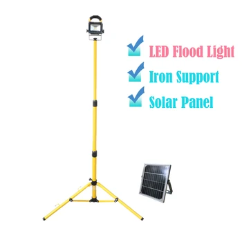 

LED Solar power Flood light with Support 10W COB LED Perfect quality Outdoor Portable lighting Solar garden light for Camping