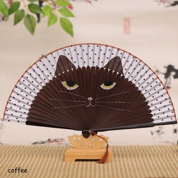 Kawaii Hand Folding Cat Fan 4