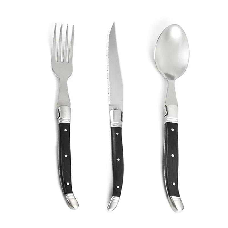 laguiole wood dinner set  (6)