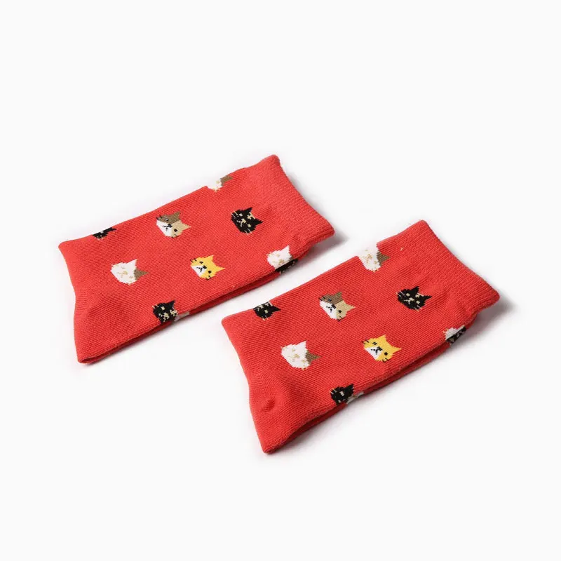 Harajuku Women Cartoon Animal Socks Casual Cotton Ankle Breathable Soft Socks Summer Thin Customized Funny Cartoon Hipster Sox